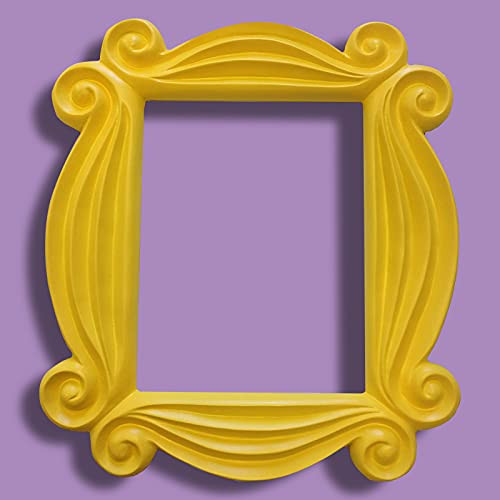 Friends Peephole Picture Frame, The Frame seen in Monica's Door, Best Gift for Friends-Yellow-