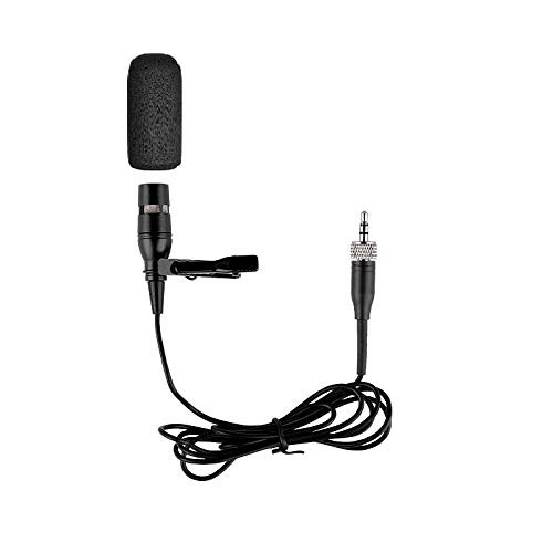 iKapok Lapel Mic for Sennheiser Cardioid Lavalier Microphone Tie Clip Unidirectional