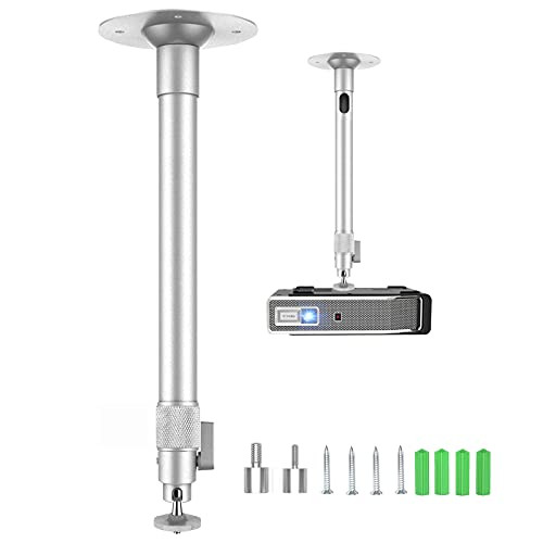 Projector Ceiling Mount or Projector Wall Mount,Universal Projector Bracket with 13.78" - 23.62" Extendable Length/360Adjustable Angle for Different Projector,DLP Projector,Digital Camera,Camcorder