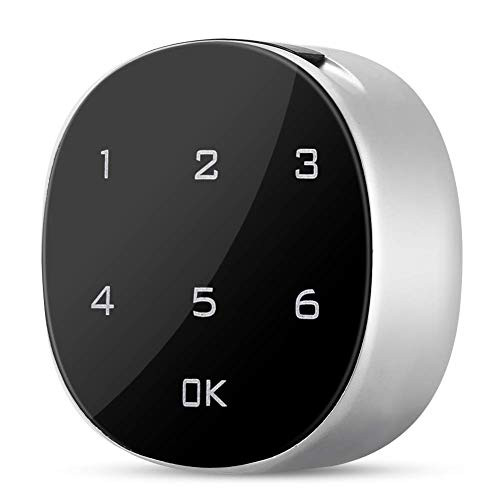 Touch Screen Digital Electronic Password Coded Lock,15 Digit Combination Lock for 0.5mm-12mm Cabinet/Mailbox/File/Sauna/Drawer/Letter Box/School Locker/Electronic Password Cabinet/Tool Box