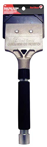 Red Devil 2107 Short Handle Heavy Duty Floor, Scraper, Silver