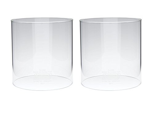 Set of 2 Coleman R214D046C Lantern Globe bundled by Maven Gifts