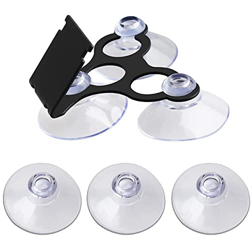 YeeBeny Car Windshield Radar Detector Suction Cup Mount Holder Compatible with Escort Max / Max2 / Max360 Radar, Not for MAX360c Cradle Radar -Bracket  and  6 Clear Suction Cups-