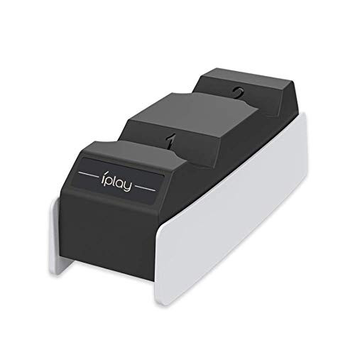 PS5 Dual Sense Controller Charging Station,Dual USB Type C PS5 Controller Charger with LED Indicator, Charging Dock for Playstation 5 / PS5/ Controller