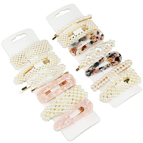14 Pcs Hair Clips Pearl Hair Barrettes Fashion Geometric Acrylic Resin Alligator Hair Clips Hair Pins for Women Ladies Hair Accessories 14 Pcs Hair Clips Pearl Hair Barrettes Fashion Geometric Acrylic Resin Alligator Hair Clips Hair Pins for Women Ladies Hair Accessories