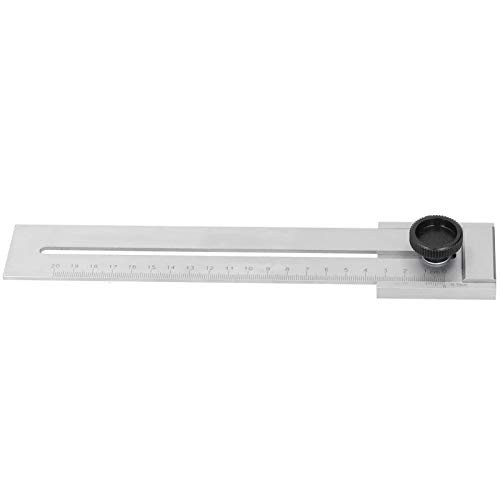 Sliding Line Ruler, Woodworking Parallel Ruler, Professional Durable Clear Scale for Measuring Mechanical Processing Marking-200mm-