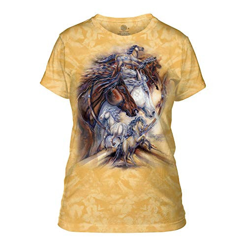 The Mountain Women's The Journey is The Reward Apparel, Yellow, XL