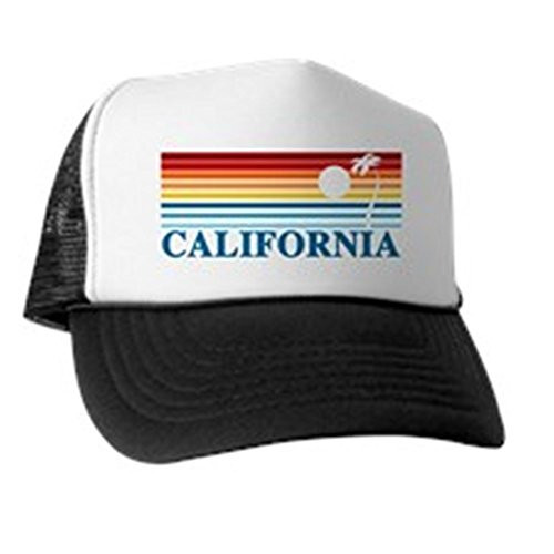 CafePress California Trucker Hat, Classic Baseball Hat, Unique Trucker Cap