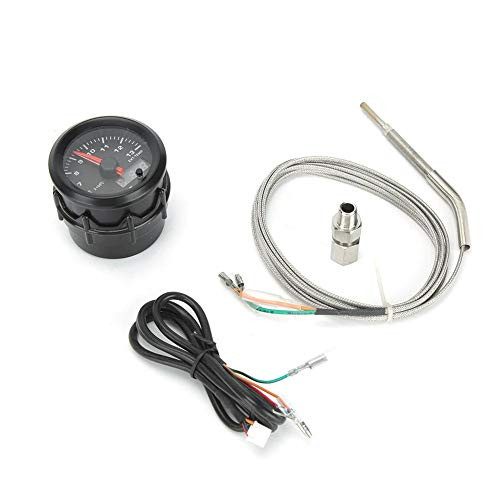 Goregri 52mm/2.0in Auto Exhaust Temp Gauge Meter Digital Display Stepper Motor