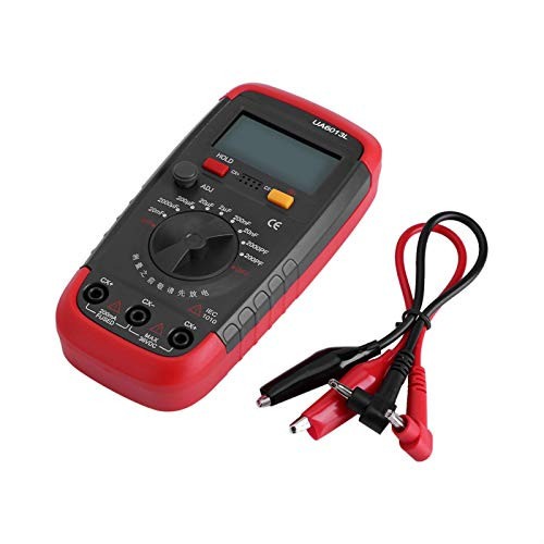 Thometh Capacitor Meter Tester -UYIGAO Digital Battery Powered Capacitan Capacitor Meter Tester 6013L LCD Display