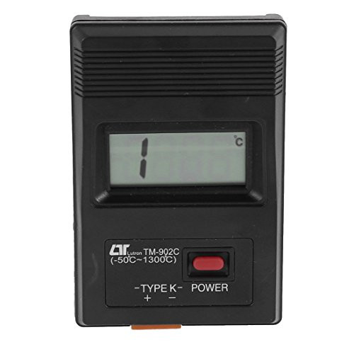 uxcell LCD K-Type Digital Display Thermometer TM-902C -50C-1300C