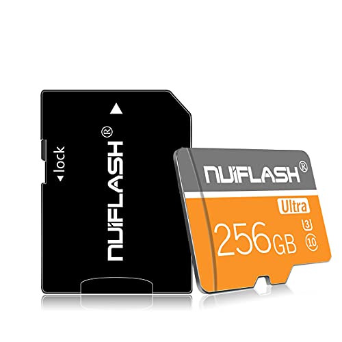 256GB Micro SD Card Class 10 Memory Card 256GB TF Card High Speed Micro SD SD Card with SD Adapter Phone/Tablet/PC/Computer with Adapter-256GB-