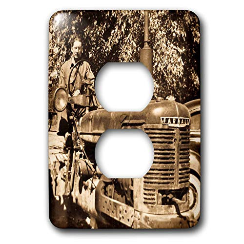 3dRose LLC lsp-8478-6 Vintage Farnall Tractor Sepia 2 Plug Outlet Cover 3dRose LLC lsp-8478-6 Vintage Farnall Tractor Sepia 2 Plug Outlet Cover