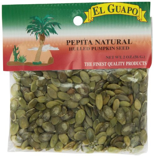 El Guapo Natural Pumpkin Seeds, 2-Ounce -Pack of 12-