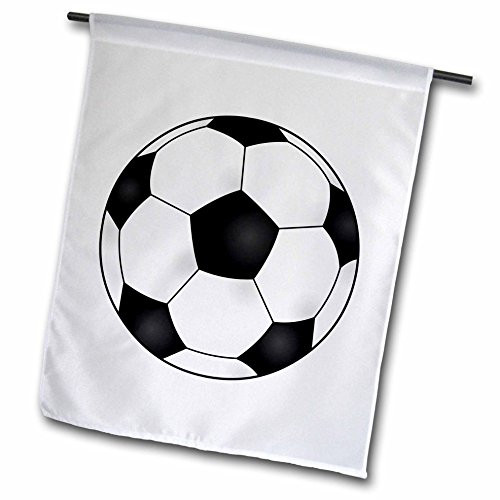 3dRose fl-165872-1 Soccer Ball Garden Flag, 12 by 18-Inch 3dRose fl-165872-1 Soccer Ball Garden Flag, 12 by 18-Inch