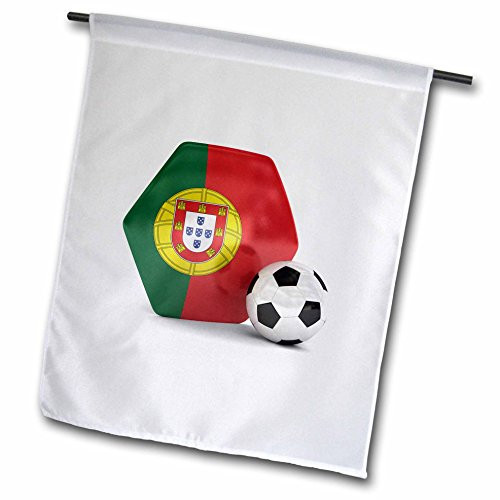 3dRose fl-181913-1 Portugal Soccer Ball Garden Flag, 12 by 18-Inch 3dRose fl-181913-1 Portugal Soccer Ball Garden Flag, 12 by 18-Inch