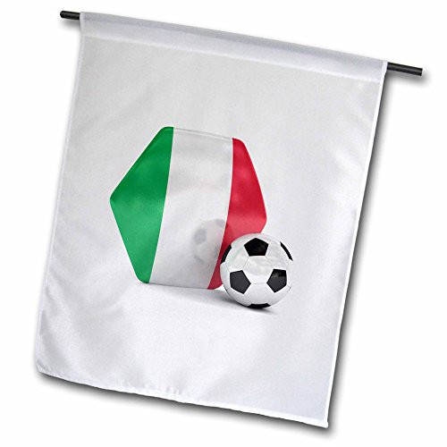 3dRose fl-181907-1 Italy Soccer Ball Garden Flag, 12 by 18-Inch 3dRose fl-181907-1 Italy Soccer Ball Garden Flag, 12 by 18-Inch