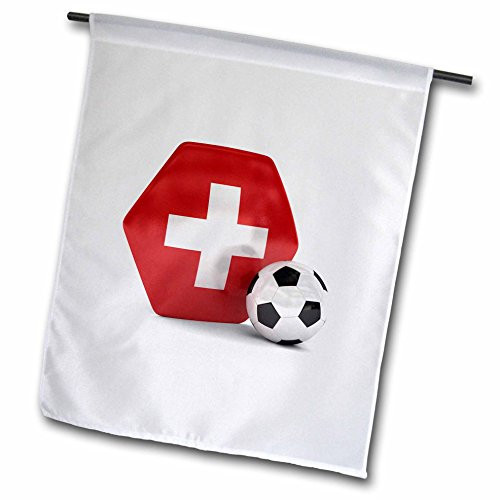 3dRose fl-181917-1 Switzerland Soccer Ball Garden Flag, 12 by 18-Inch 3dRose fl-181917-1 Switzerland Soccer Ball Garden Flag, 12 by 18-Inch
