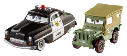 Disney/Pixar Cars Collector Die-Cast Sheriff and Sarge Vehicle, 2-Pack