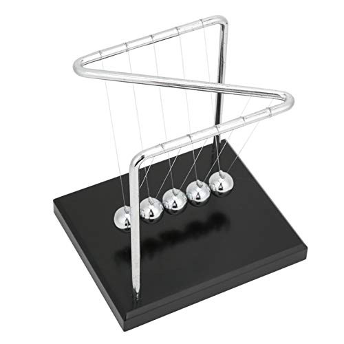 Wosune Pendulum Ball, Solid Steel Ball Balance Balls Firm Practical Stable for Present for Home Office Desk Decoration