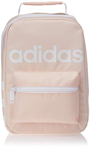 adidas Unisex Santiago Insulated Lunch Bag, Pink Tint/ White, ONE SIZE