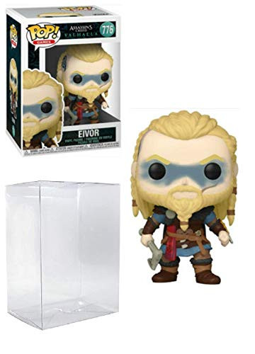 Eivor Pop 776 Pop Games: Assassins Creed Valhalla Vinyl Figure -Bundled with EcoTEK Plastic Protector to Protect Display Box-