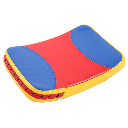 SALUTUYA Pratical High Density Foam Cushion Rebound Layer Taekwondo Grasp Arc Target Stable and Safe,Taekwondo Sanda Learning Basic Items-Trumpet Tricolor-