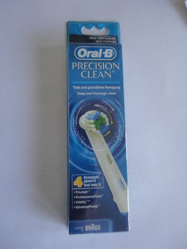 Oral B Precision Clean Electric Toothbrush Replacement Brush Heads - 4 pk