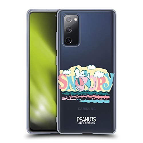Head Case Designs Officially Licensed Peanuts Ball Beach Bum Snoopy Soft Gel Case Compatible with Samsung Galaxy S20 FE / 5G