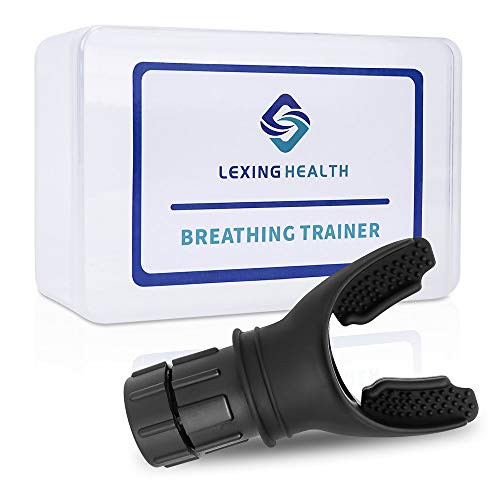 Breathing Exercise Device for Lungs - Lung Exerciser Device for Expiratory Inspiratory Muscle Training - Increase Lung Capacity, Improves Sleep, Fitness  and  Respiratory Therapy