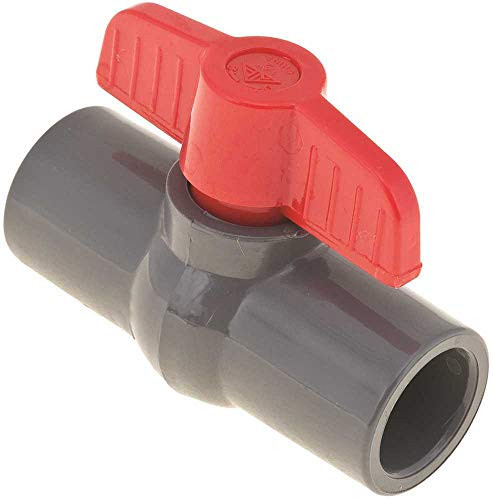 PROPLUS GIDDS-252231 Schedule 80 Pvc Ball Valve Slip, 3/4"