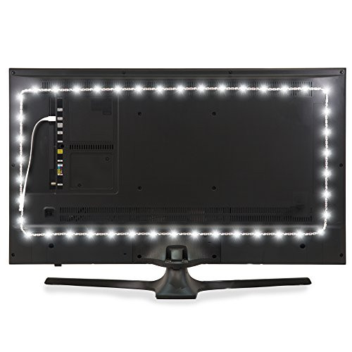 Power Practical Luminoodle USB Bias Lighting - 4 Meter (13 FT) LED TV Backlight Strip - Ambient Home Theater Light, TV Accent Lighting to Reduce Eye Strain, Improve Contrast (X-Large)