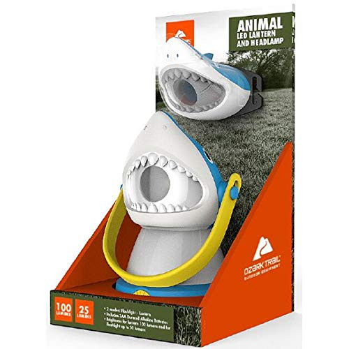 Ozark Trail Outdoor Equipment LED Lantern  and  Headlamp Set - Shark