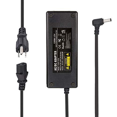 12V 10amp 10A Power Supply, LeTaoXing AC 100-240V 50/60Hz to DC 12V 10A Power Adapter 12 Volt Transformers 12V/10A 120W Universal Switching for LED Strip Light CCTV Cameras LED Driver