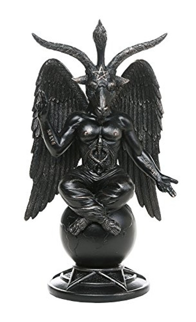Baphomet Horned Sabbatic Goat Solve et Coagula Statue 10 Inch Tall Baphomet Horned Sabbatic Goat Solve et Coagula Statue 10 Inch Tall