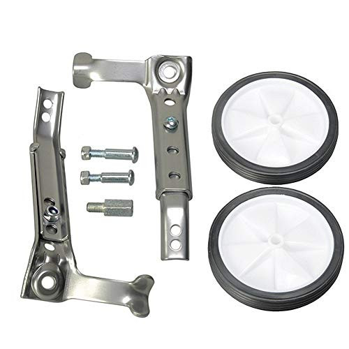 Yueyang 1 Pair Bicycle Training Wheels, Variable Speed Bike Training Wheels Bicycle Stabilizers Mounted Kit for Kids Variable Bike of 16 18 20 22 24 Inch