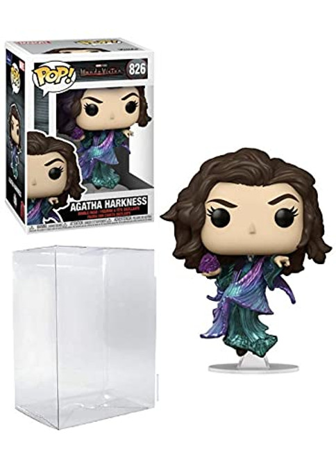 Agatha Harkness Pop 826 Pop TV: Wanda Vision Vinyl Figure -Bundled with EcoTek Protector to Protect Display Box- Agatha Harkness Pop 826 Pop TV: Wanda Vision Vinyl Figure -Bundled with EcoTek Protector to Protect Display Box-