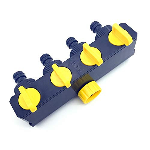 Triangle-Box - 1 PCS Irrigation connection Device Garden Hose Pipe Splitter Plastic Drip Irrigation Water Connector Agricultural 4 Way Tap 3/4