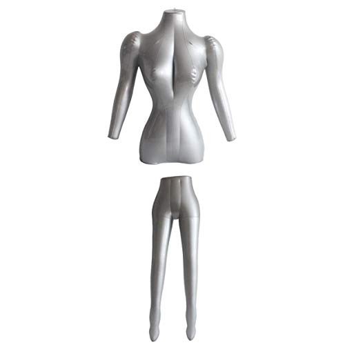 joyMerit Inflatable Female Mannequin Bust  and  Leg Dispaly, Bust Display Inflatable Size: