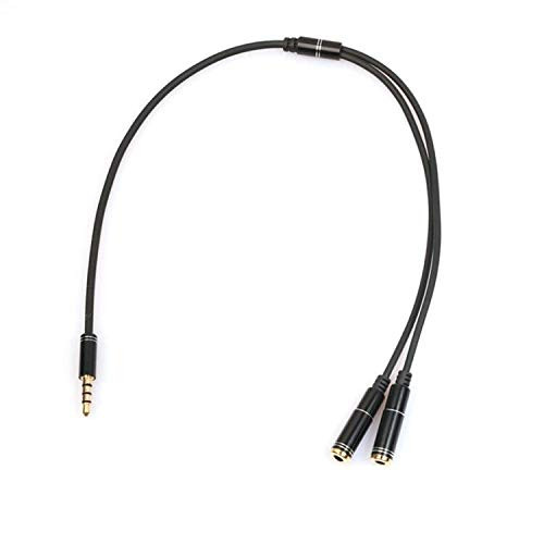 Ubibot Audio Jack Splitter for Ubibot GS1 Device, Stereo Headphone Audio Male to 2 Female, Splitter, Cable Adapter, Plug Jack,3.5mm Plug to 3.5mm Socket