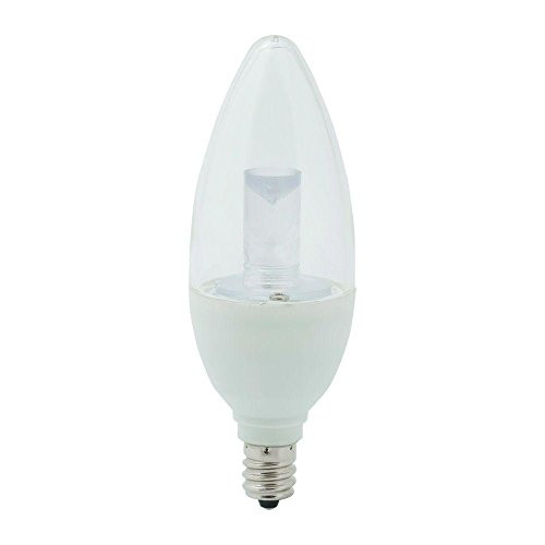 EcoSmart 25W Equivalent Soft White -2700K- B11 Clear Blunt Tip Decorative Dimmable LED Light Bulb