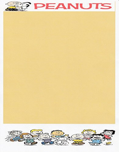 Charlie Brown Peanuts Stationery Printer Paper 26 Sheets