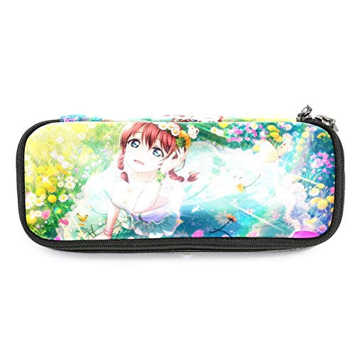 Pencil Case Anime Girl -141- Pen Case Big Capacity Desk Organizer with Zipper for School  and  Office Supplies 7.5x3x1.5in