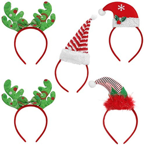 5pcs Christmas Headbands Reindeer Santa Hat Headband Hair Hoops Headdress Headwear Christmas Costume Hair Accessories Gifts Christmas Party Favor Goodie Bags Fillers 5pcs Christmas Headbands Reindeer Santa Hat Headband Hair Hoops Headdress Headwear Christmas Costume Hair Accessories Gifts Christmas Party Favor Goodie Bags Fillers