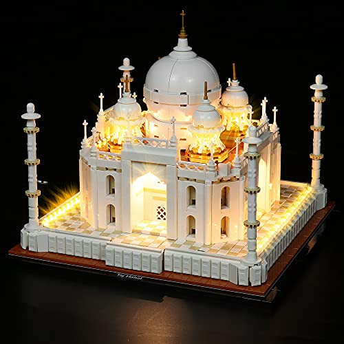 LED Lighting Kit for Architecture Taj Mahal Light Set Compatible with Lego 21056, No Building Blocks -Classic Version-