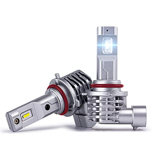 9005 LED Bulb, HB3 Ultra Bright 6500K Conversion Kit Cool White, Fanless,Pack of 2 - Halogen Replacement Low Fog Light