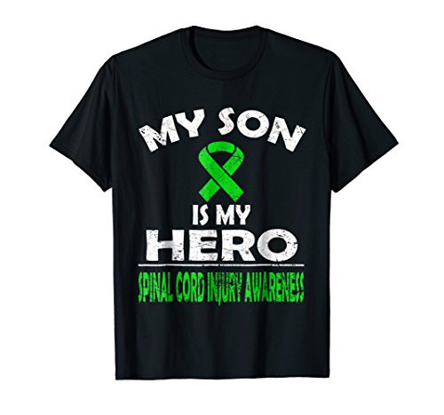 MY SON IS MY HERO SPINAL CORD INJURY AWARENESS T SHIRT MY SON IS MY HERO SPINAL CORD INJURY AWARENESS T SHIRT