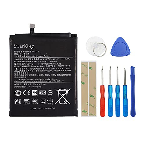 Swarking Replacement Battery Compatible with BM3E Xiaomi Mi 8 M1803E1A with Toolkit
