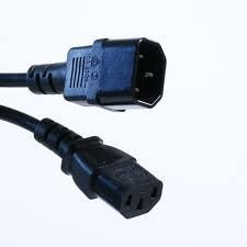 Cables UK IEC Male-C14--IEC Female-C13-Power Extension Cable 0.5m