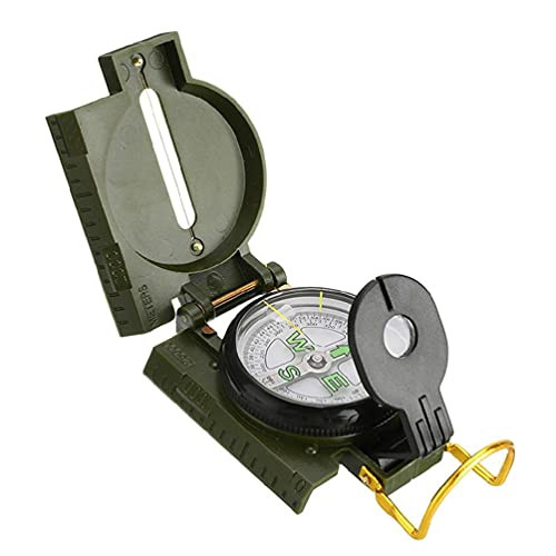 Multifunctional Outdoor Compass Mini Folding Lens Portable Military Compass Measuring Scale Map Outdoor Survival Tools Camping Compass
